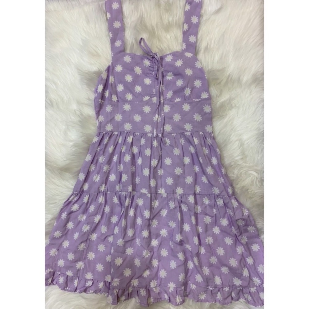 NWT! Cotton On Pastel Purple Woven Sandy Skater dress